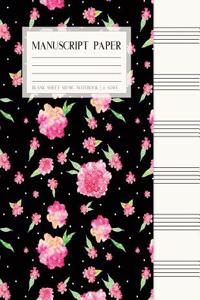 Manuscript Paper Notebook