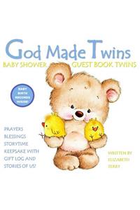 Baby Shower Guest Book Twins