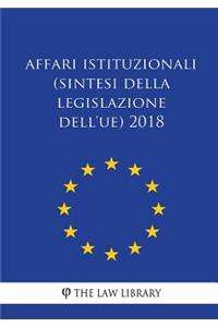 Affari istituzionali (Sintesi della legislazione dell'UE) 2018