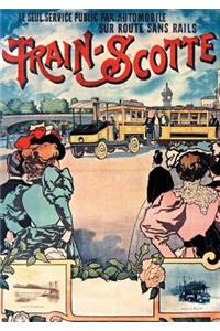 Carnet Ligné Affiche Train-Scotte Automobile