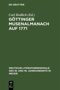 Göttinger Musenalmanach Auf 1771