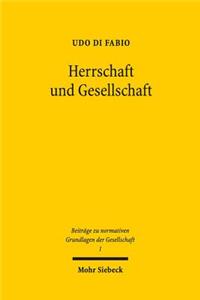 Herrschaft Und Gesellschaft