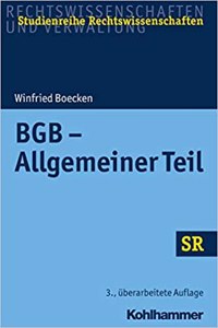 Bgb - Allgemeiner Teil