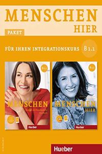 Menschen hier B1.1 Kursbuch und Arbeitsbuch mit Audio-CD im Paket