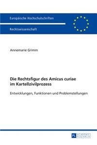 Die Rechtsfigur des Amicus curiae im Kartellzivilprozess