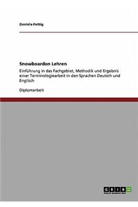 Snowboarden Lehren