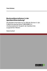 Boulevardjournalismus in der Sportberichterstattung?