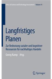 Langfristiges Planen