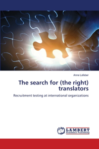 search for (the right) translators
