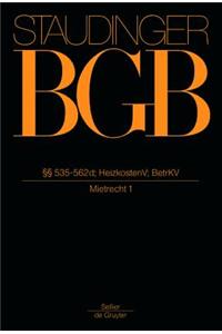 §§ 535-562d; Heizkostenv; Betrkv