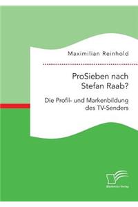 ProSieben nach Stefan Raab? Die Profil- und Markenbildung des TV-Senders