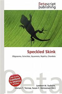 Speckled Skink