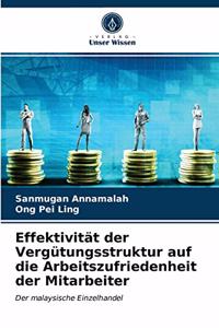 Effektivität der Vergütungsstruktur auf die Arbeitszufriedenheit der Mitarbeiter