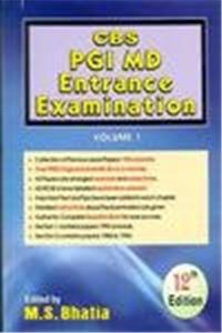Cbs Pgi Md Entrance Examination, 12E, Vol.1