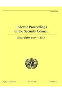 Index to proceedings of the Security Council