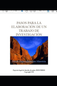 Pasos Para La Elaboración de Un Trabajo de Investigación