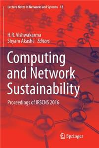 Computing and Network Sustainability