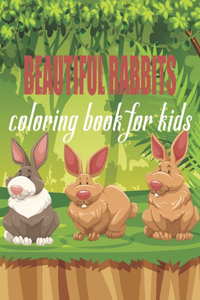 Beautiful Rabbits coloring book for kids
