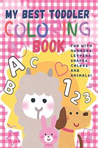 My Best Toddler Coloring Book
