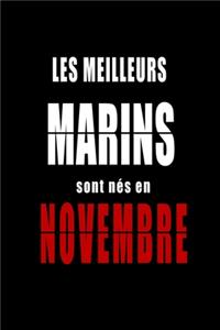 Les Meilleurs Marins sont nés en Novembre carnet de notes