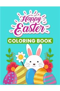 Happy Easter Coloring Book