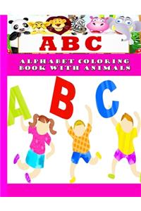 ABC Alphabet Coloring Book with Animals
