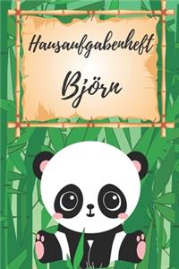 Hausaufgabenheft Björn