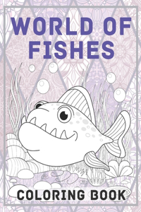 World of Fishes - Coloring Book