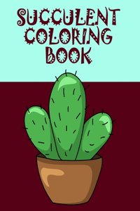Succulent Coloring Book