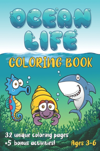 Ocean Life Coloring Book