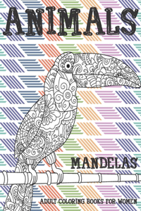 Adult Coloring Books for Women Mandelas - Animals