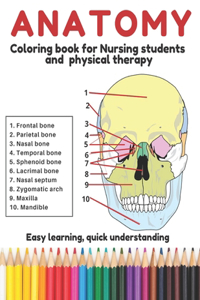 Anatomy coloring book for nursing students