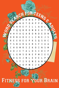 Word Search For Teens And Adults