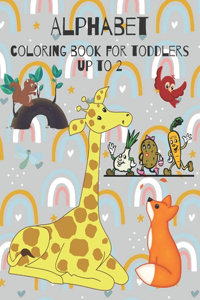 Alphabet Coloring Book for Toddlers Up to 2