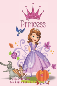 Princess Coloring Book For Girls Ages 3-9