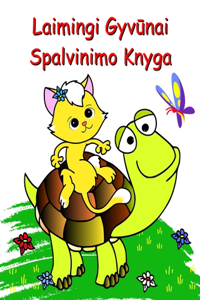 Laimingi Gyvūnai Spalvinimo Knyga