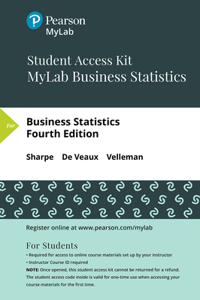 Mylab Statistics with Pearson Etext Access Code (24 Months) for Business Statistics