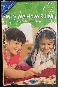 Social Studies 2006 Leveled Reader 6-Pack Grade K.1b: Why We Have Rules