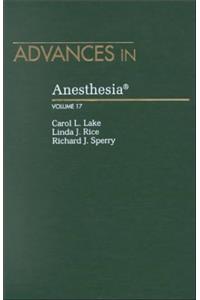 Advances in Anesthesia: Vol 17