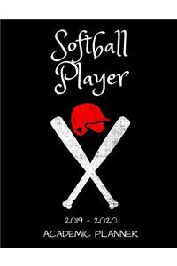 Softball Player 2019 - 2020 Academic Planner