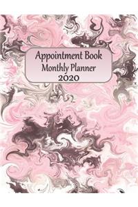 Appointment Book Monthly Planner 2020