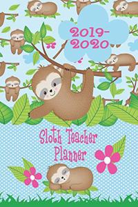 2019-2020 Sloth Teacher Planner