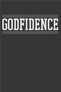 Christian Quotes God Confidence Notebook Journal