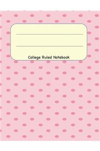 College Ruled Notebook