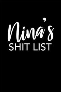 Nina's Shit List