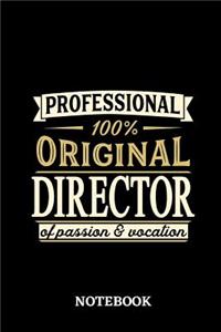 Professional Original Director Notebook of Passion and Vocation