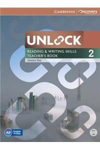 Unlock Level 2 Reading and Writing Skills Teacher's Book with DVD