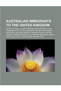 Australian Immigrants to the United Kingdom