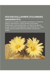 Hochschullehrer (Folkwang Universitat)