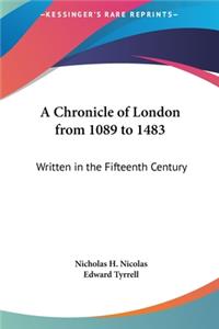 Chronicle of London from 1089 to 1483